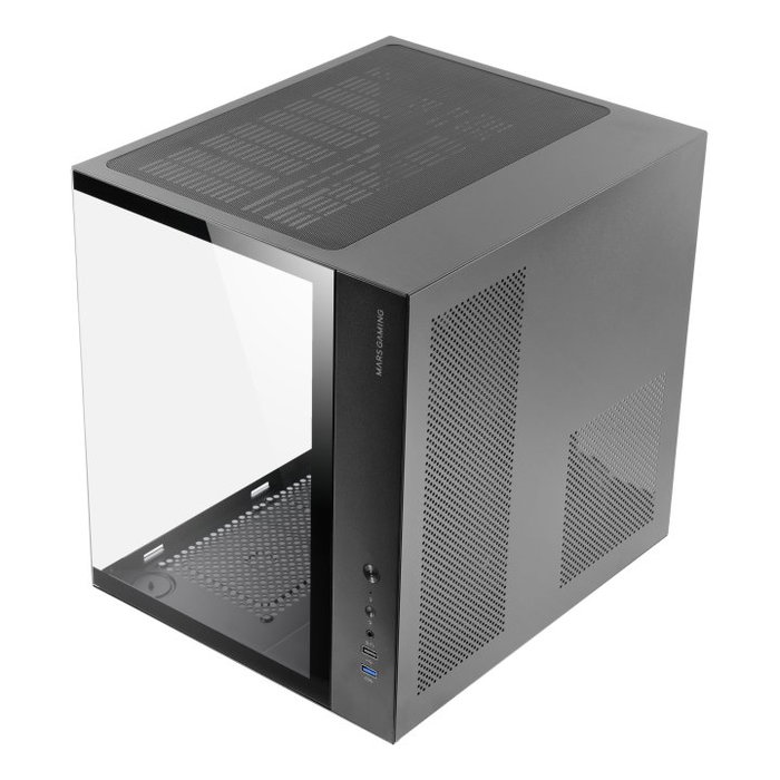 Mars Gaming MCVONE Boîtier PC ATX Cube Noir - Double Vitre Trempée Mars Gaming MCVONE Boîtier PC ATX Cube Noir - Double Vitre Trempée