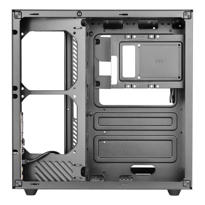 Mars Gaming MCVONE Boîtier PC ATX Cube Noir - Double Vitre Trempée Mars Gaming MCVONE Boîtier PC ATX Cube Noir - Double Vitre Trempée