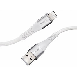 Intenso Câble USB-A vers Lightning A315L Nylon Blanc 1,5m 12W