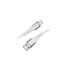 Intenso Câble USB-C vers Lightning 1.5m A315L Blanc Nylon Aluminium Vitesse 480Mbps 2.4A