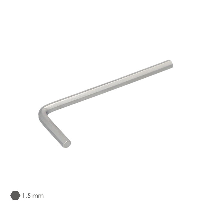 WOLFPACK LINEA PROFESIONAL Clé Allen Standard 1,5 mm en Acier Chrome Vanadium