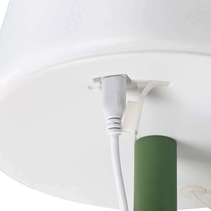 Home Deco Factory Lampe de table verte rechargeable