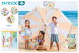 Intex - Pelote Gonflable 51 cm, 3 Modèles, Âge 3 Ans et Plus, PVC - Modèles Assortis