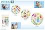 Intex - Pelote Gonflable 51 cm, 3 Modèles, Âge 3 Ans et Plus, PVC - Modèles Assortis