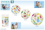 Intex - Pelote Gonflable 51 cm, 3 Modèles, Âge 3 Ans et Plus, PVC - Modèles Assortis