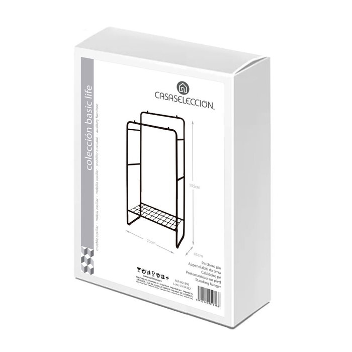 BigBuy Home Porte-manteau Noir