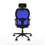 Piqueras y Crespo Chaise de Bureau 2D036N2 Bleu
