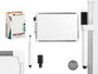 Pincello Tableau magnétique en aluminium blanc 20 x 30 cm (Set de 12)