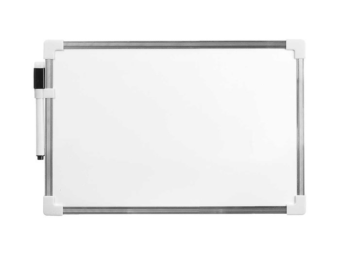 Pincello Tableau magnétique en aluminium blanc 20 x 30 cm (Set de 12) Pincello Tableau magnétique en aluminium blanc 20 x 30 cm (Set de 12)