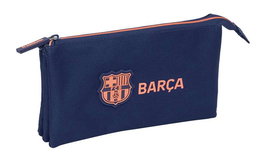 Safta Portatodo Triple F.C.Barcelona 2a Equipacion - Coffret triple souvenir officiel du FC Barcelone - Dimensions : 22 x 12 x 3 cm