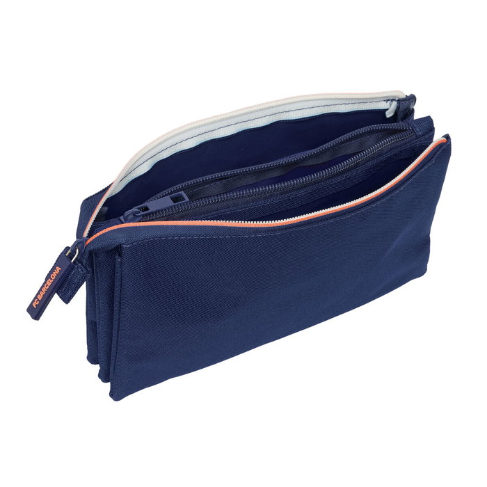 Fourre-tout F.C. Barcelona Blue marine 22 x 12 x 3 cm