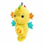 Baby Einstein Veilleuse Doudou Hippocampe, répond aux pleurs de bébé, lumineuse, musicale, bruits blancs, avec porte-tétine et technologie Cry Reply, 8 modes de réconfort