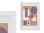 GIFTDECOR Cadre photo mural en bois avec passe-partout 18x24cm blanc