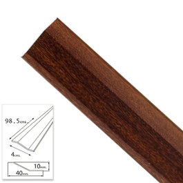 WOLFPACK LINEA PROFESIONAL Couvre-joint adhésif pour céramique métal sapelli 98,5 cm