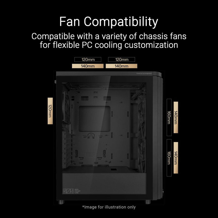 Boîtier ATX semi-tour Asus 90DC00M0-B39030 Noir