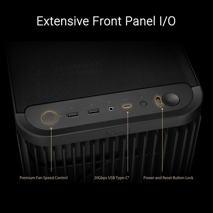 Boîtier ATX semi-tour Asus 90DC00M0-B39030 Noir