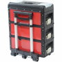 Defpro Chariot porte outils SERV 200, 3 modules superposables, Rouge