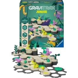 Ravensburger Gravitrax Junior Starter Set My Jungle 27499 - Jeu de construction créatif avec circuit de billes de 97 pièces - Version française - Dès 3 ans