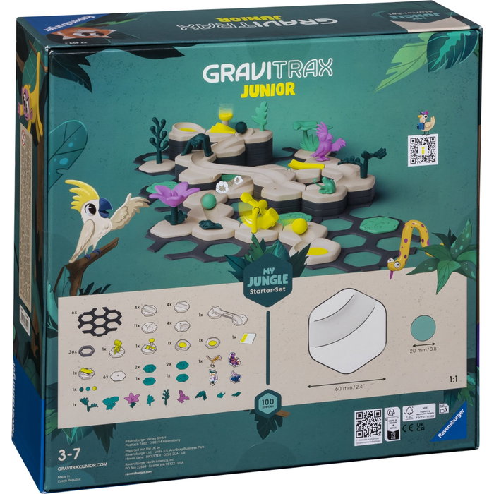 Ravensburger GraviTrax Junior Starter Set My Jungle - 97 pièces