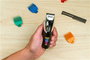 Wahl 09893-0443 Tondeuse à barbe et coupe-cheveux sans fil avec 8 peines guide colorés, autonomie 240 min, charge rapide 5 min pour 1 min, coupe de précision 0.5 à 13 mm