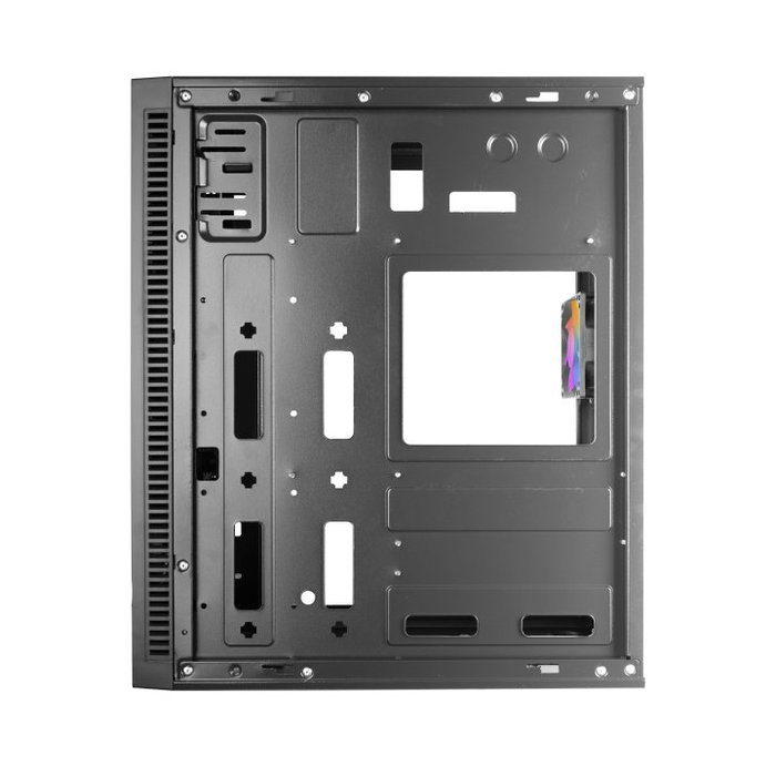 Mars Gaming Caisse Ordinateur ATX Semitorre Mcblaze, Ventilateur LED, Fenêtre Verre