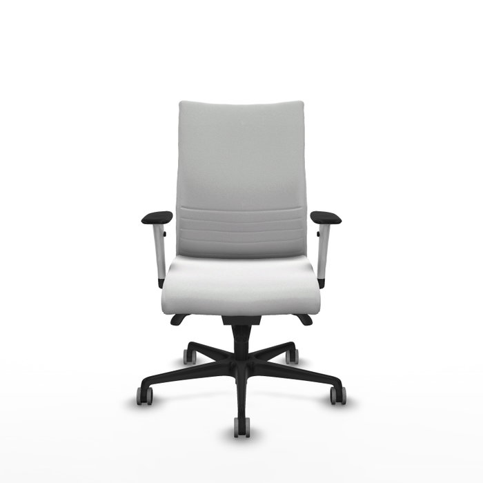 Piqueras Y Crespo Chaise Albacete Confidente, Mécanisme Synchrone, Blanc, Bras ByN, Roues 65mm Piqueras Y Crespo Chaise Albacete Confidente, Mécanisme Synchrone, Blanc, Bras ByN, Roues 65mm