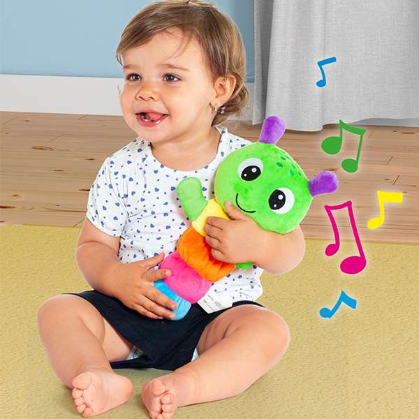 Molto Wormy peluche avec lumières et sons 33 cm