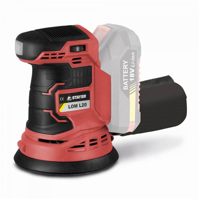 STAYER Ponceuse orbitale 18V sans batterie STAYER Ponceuse orbitale 18V sans batterie