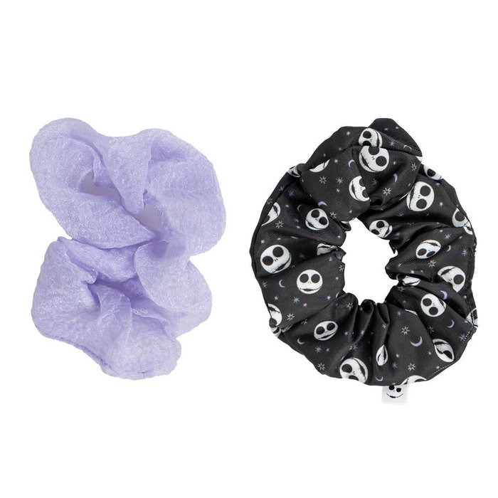 Cerdá Set Belleza Jack et Sally - L'Étrange Noël de Mr Jack Disney - Nécessaire, Brosse à Cheveux et Élastiques