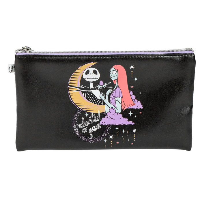 Cerdá Set Belleza Jack et Sally - L'Étrange Noël de Mr Jack Disney - Nécessaire, Brosse à Cheveux et Élastiques