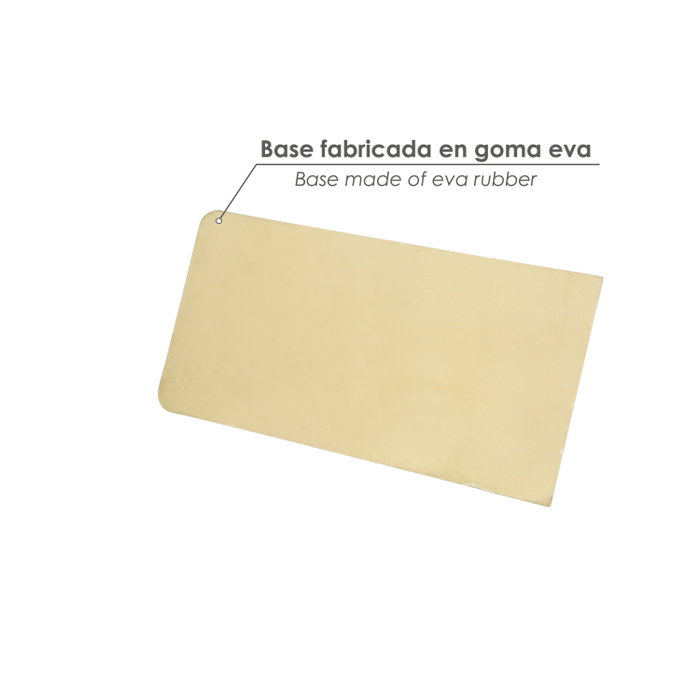 WOLFPACK LINEA PROFESIONAL Taloche en caoutchouc soft pour joints 10x24 cm