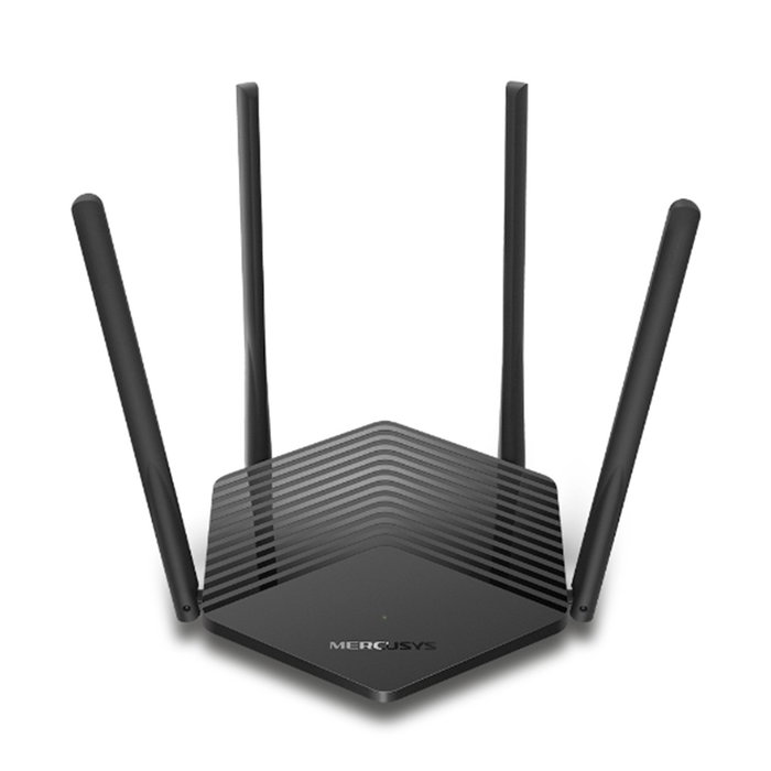 Mercusys MR60X Routeur WiFi 6 AX1500 4 Antennes 5dBi Gigabit 1500Mbps Double Bande 2.4/5 GHz OFDMA MU-MIMO WPA3