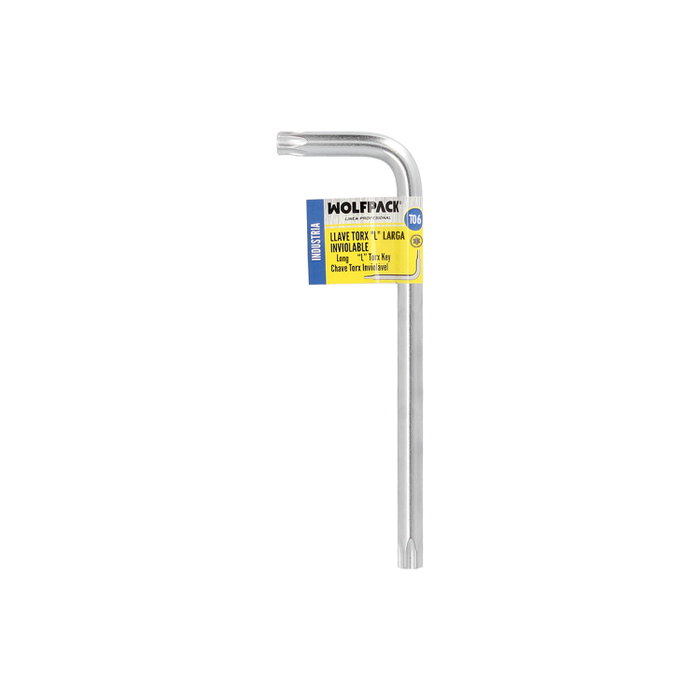 WOLFPACK LINEA PROFESIONAL Clé Torx Inviolable Larga T06 WOLFPACK LINEA PROFESIONAL Clé Torx Inviolable Larga T06