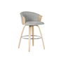 Tabouret Home ESPRIT Gris Bois 58 x 56 x 86 cm