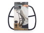 Arte Regal Support Lombaire pour Chaise 41 x 15 x 39 cm Noir Acier et Plastique (Set de 12)