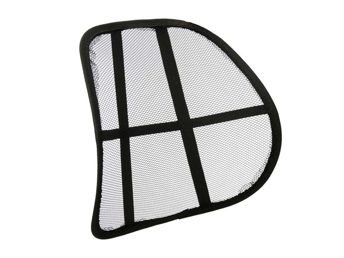 Arte Regal Support Lombaire pour Chaise 41 x 15 x 39 cm Noir Acier et Plastique (Set de 12)