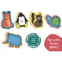 Lisciani Giochi Jouer Apprendre Bois Les Animaux Rigolos