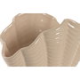Home ESPRIT Vase Beige Grès Coquillage méditerranéen