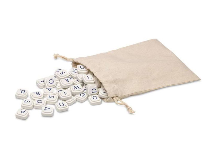 Cayro Formapalabras - Jeu de lettres en métal - Boîte avec tablier en néoprène, 4 supports, 102 pions - 27x27x5.7 cm - Multilingue (espagnol, anglais, français)
