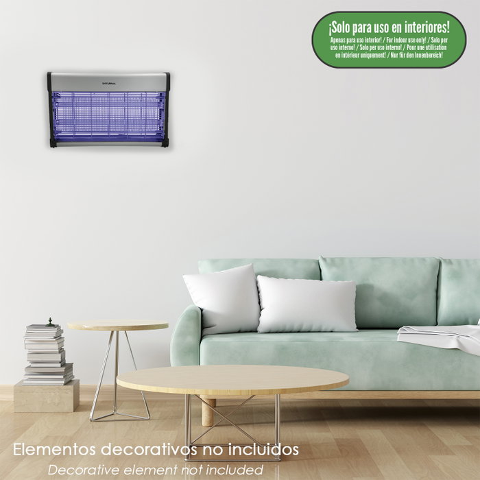 SATURNIA Exterminateur Électrique d'Insectes 30 W SATURNIA Exterminateur Électrique d'Insectes 30 W