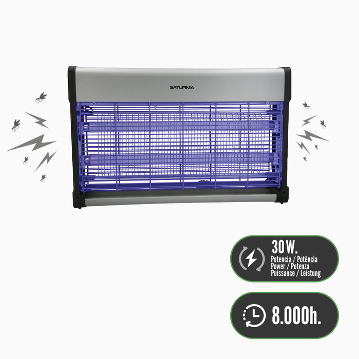 SATURNIA Exterminateur Électrique d'Insectes 30 W SATURNIA Exterminateur Électrique d'Insectes 30 W