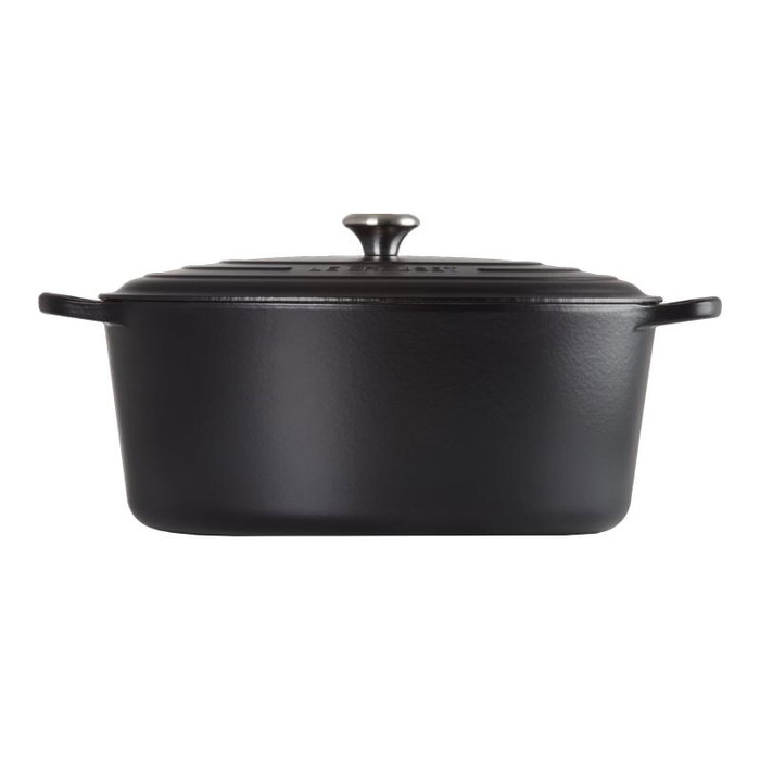 Le Creuset Signature Roaster ovale 40cm noir Le Creuset Signature Roaster ovale 40cm noir