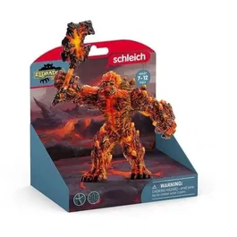 Schleich 42447 Eldrador Creature - Figurine d'action Golem de lave avec arme, très durable, à partir de 7 ans