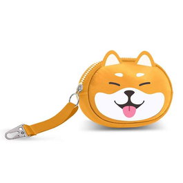 Karactermania Omp! Monedero Porte-monnaie Porte-cartes Shiba avec gancho pour clés, 9x12,5x2 cm, PVC avec intérieur en polyester