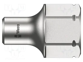 WERA Douille 6 pans HEX 4mm 1/4 de pouce 18mm