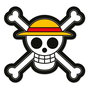 One Piece oreiller Jolly Roger 33 cm