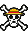 One Piece oreiller Jolly Roger 33 cm One Piece oreiller Jolly Roger 33 cm