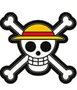 One Piece oreiller Jolly Roger 33 cm