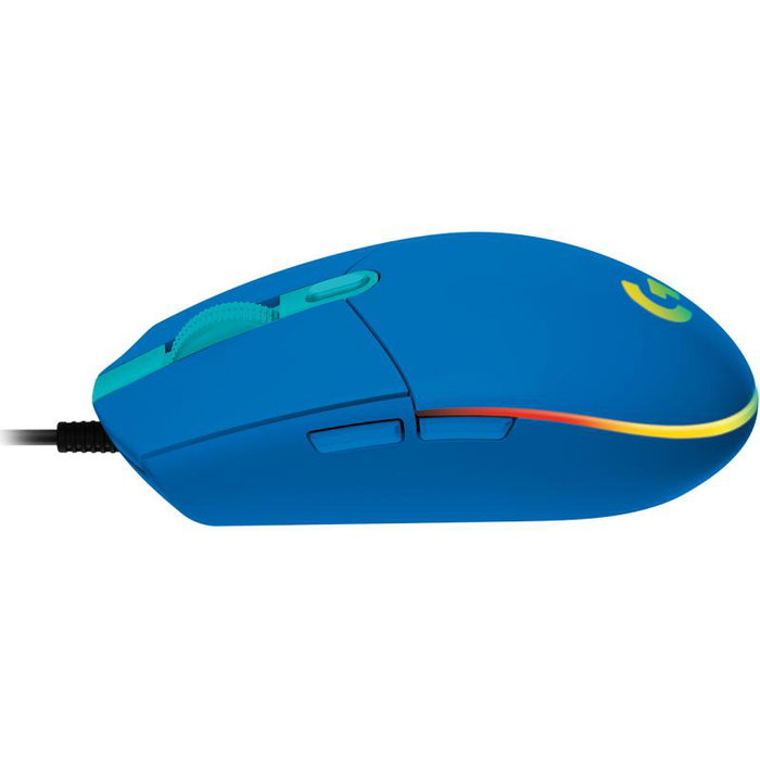 Logitech 910-005801 Souris Gamer G102 LIGHTSYNC avec Rétroéclairage Bleu - Souris Optique USB