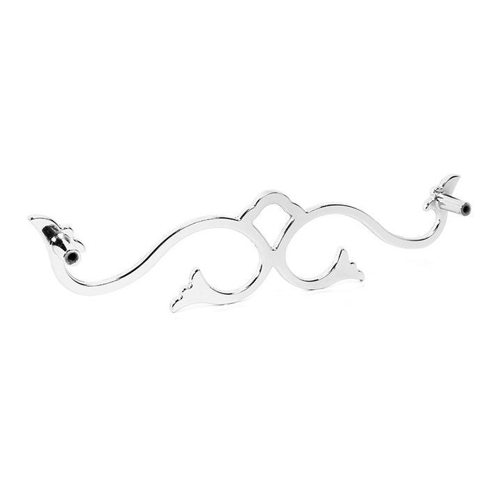 HERRAJES ALK Poignée Cassi Zamak Chrome Distance Trous 192mm